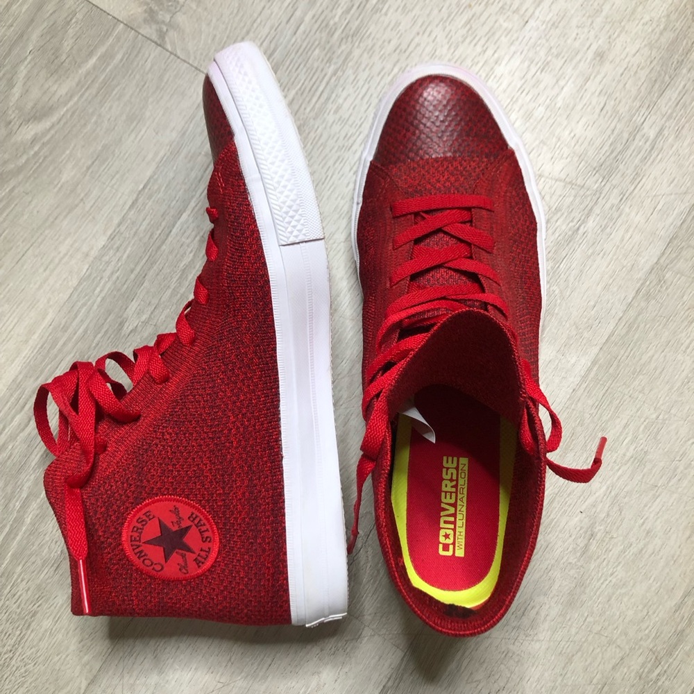 Limited Edition Chuck Taylor All Star High Top, Red, Size 12